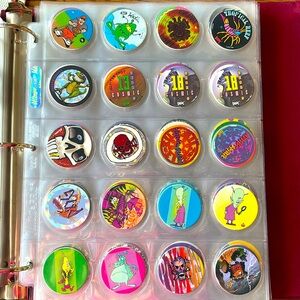 Vintage 90’s POG bottle caps